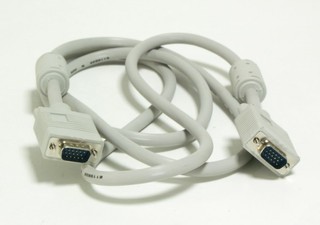 Кабель VGA Premium 15M/15M 1.8м тройной экран, феррит.кольца