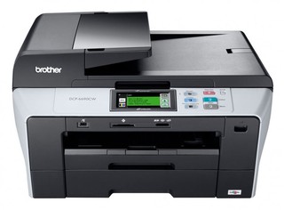 МФУ Brother А3 струйный DCP6690CW (цветной принтер/сканер/копир) 35/28стр/мин
