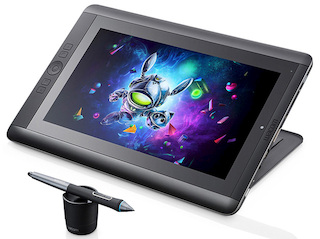 Планшет для рисования Wacom Cintiq Companion hybrid DTH-A1300H-2 черный USB 32 Gb RU/PL/EN