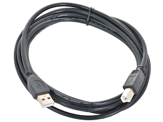 Кабель USB 2.0 Am-Bm Gembird/Cablexpert CCF2-USB2-AMBM-10, AM/BM, 3м, экран, 2феррит.кольца, черный, пакет