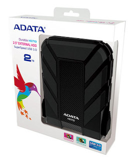 Жесткий диск A-Data USB 3.0 2Tb HD710-2TU3-CBK 2.5" черный