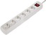 Сетевой удлинитель Hama 3м (6 розеток) белый защита от детей 3500Вт 230В (00121915)