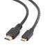 Кабель HDMI-miniHDMI Gembird CC-HDMI4C-6, v1.4, 19M/19M, 1.8м, 3D, Ethernet, черный, позол.разъемы, экран, пакет
