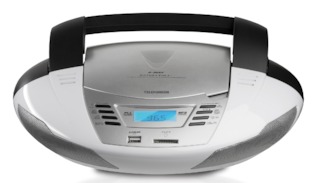 Аудиомагнитола Telefunken TF-CSRP3480 белый