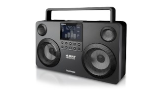 Аудиомагнитола Telefunken TF-SRP3470B серый