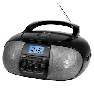 Аудиомагнитола Vitek VT-3455 черный