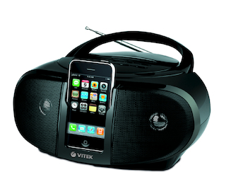 Аудиомагнитола Vitek VT-3460 черный