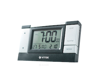 Радиобудильник Vitek VT-3543 черный/серый