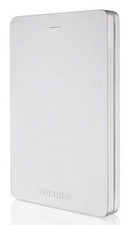 Жесткий диск Toshiba USB 3.0 1Tb HDTH310ES3AA Canvio Alu 2.5" серебристый