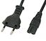 Кабель питания Gembird PC-184-VDE-1.8m, черный для ноутбуков, аудио/видео техники
