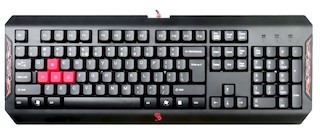 Клавиатура A4 Bloody Q100 черный USB Gamer