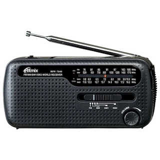 Радиоприемник портативный Ritmix RPR-7040 черный