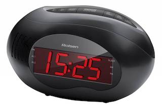 Радиобудильник Rolsen CR-190 черный