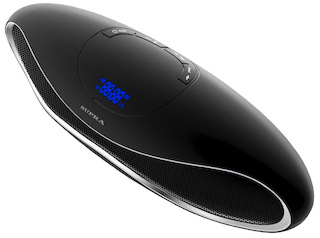 Аудиомагнитола Supra BTS-555 серебристый 6Вт