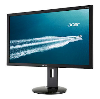 Монитор Acer 28" CB280HKbmjdppr Glossy-Black TN LED 6ms 16:9 DVI HDMI M/M HAS Pivot 100M:1 300cd Dis