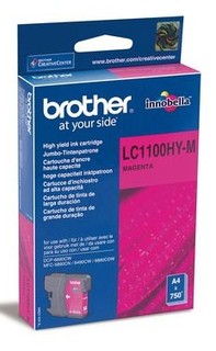 Картридж струйный Brother LC1100HYM magenta для DCP-6690CW cyan (750 стр)
