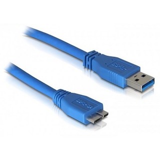 Кабель USB 3.0 - micro  Gembird CCP-mUSB3-AMBM-6, AM/microBM 9P, 1.8м, экран, синий, пакет