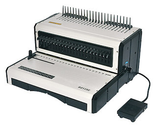 Переплетчик Office Kit B2125E A4/перф.25л.сшив/макс.500л./пластик.пруж. (4.5-51мм)/электр