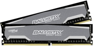 Память DDR4 2x8Gb 2400MHz Crucial (BLS2C8G4D240FSA) Ret