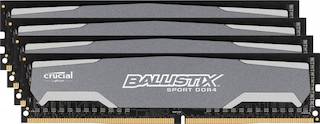 Память DDR4 4x8Gb 2400MHz Crucial (BLS4C8G4D240FSA) Ret