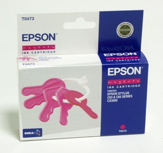 Картридж струйный Epson C13T04734A magenta for Stylus C63 Photo Edition