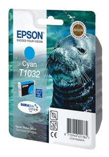 Картридж струйный Epson C13T10324A10 голубой для T30/T40W/TX550W/TX600FW