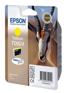 Струйный картридж Epson C13T10844A10 T0924 желтый для C91/CX4300 (замена C13T09244A)