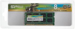 Память SO-DIMM DDR3 8Gb 1600MHz Silicon Power (SP008GBSTU160N02) Ret