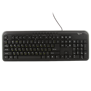 Клавиатура Gembird KB-8330UM-BL USB black