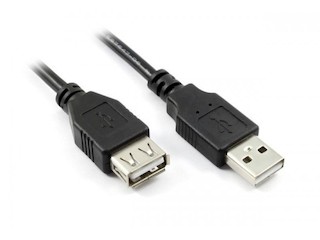 Кабель удлинитель USB 2.0 Gembird CCP-USB2-AMAF1-6, на присоске, AM/AF, 1.8м, пакет
