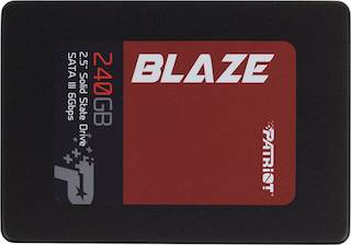 Накопитель SSD SATA III 240Gb Patriot PB240GS25SSDR Blaze 2.5"