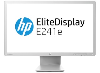 Монитор HP 24.1" E241e черный IPS LED 16:9 DVI M/M Cam матовая HAS Pivot 250cd 178гр/178гр 1920x1080 D-Sub DisplayPort 1080p USB