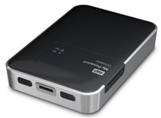 Жесткий диск WD USB 3.0 2000Gb WDBDAF0020BBK-EESN My Passport Wireless (5400 об/мин) 2.5"