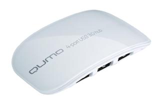 Картридер QUMO "White Line" , all-in-one,  USB 3.0.Совместим со всеми популярными моделями флеш карт