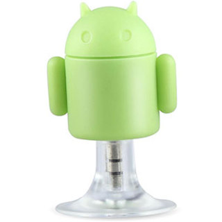 Разветвитель (сплиттер) для наушников  "Андроид"  Qumo, цвет- зеленый. Устройство позволяет сделать из одного  аудио входа устройства на два