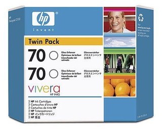 Картридж струйный HP 70 CB350A Gloss Enhancer (упаковка из 2 шт C9459A) для DJ Z2100/Z3100