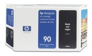 Картридж струйный HP C5058A black №90 для Designjet 4000/4000ps/4500/4500p (400 мл)