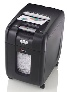 Шредер Rexel Авто+200/фрагменты/200лист./32лтр./Уничт:скрепки, скобы, пл.карты/CD