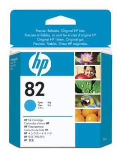 Картридж струйный HP CH566A №82 голубой для DesignJet 510 (28мл)