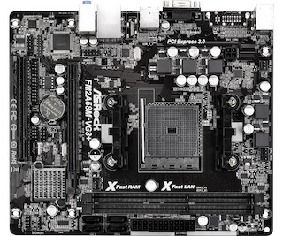 Материнская плата Asrock FM2A58M-VG3+ Soc-FM2+ AMD A58 2xDDR3 mATX AC`97 6ch(5.1) GbLAN RAID+VGA BULK