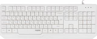 Клавиатура Rapoo 2210 белый USB 2.0