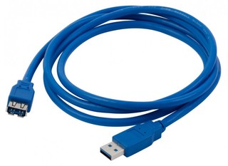 Кабель USB 3.0 AM-AF 1.5M