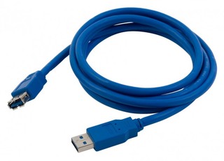 Кабель Удлинитель PC PET USB 3.0 Am-Af extension cable 1.5m