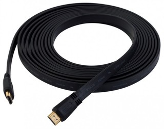 Кабель Video HDMI to HDMI (19pin to 19pin) FLAT . 5m ver1.4
