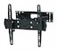 Кронштейн Ultramounts UM109 черный для ТВ 23-42" настенный до 50кг наклон +15°/-5° поворот +65/-53°