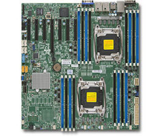 Материнская Плата SuperMicro MBD-X10DRH-I-O Soc-2011 iC612 eATX 10xSATA3 SATA RAID iI350 2хGgbEth Re
