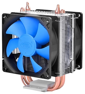 Вентилятор Deepcool ICE BLADE 200M Soc-AMD/1150/1155/1156/2011/ 4pin 18-30dB Al+Cu 130W 390g скоба Dual-90mm-fan RTL