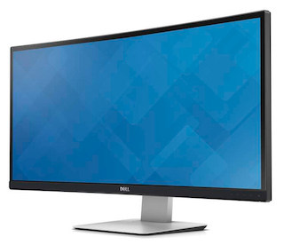 Монитор Dell 34" U3415W черный IPS LED 8ms 21:9 HDMI M/M матовая HAS Pivot 1000:1 350cd 178гр/172гр 3440x1440 DisplayPort USB