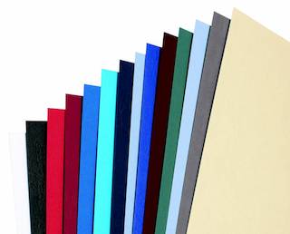 Обложки для переплёта GBC A4 250г/м2 темно-синий (100шт) LeatherGrain (CE040025)