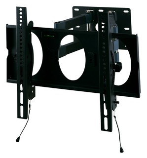 Кронштейн Kromax PIXIS-L для ТВ 20"-37",настенный, 4 ст. наклон, до 75 кг, серый